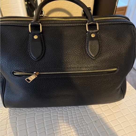 Coach Black and Leopard Women's Satchel like new - Picture 3 of 9